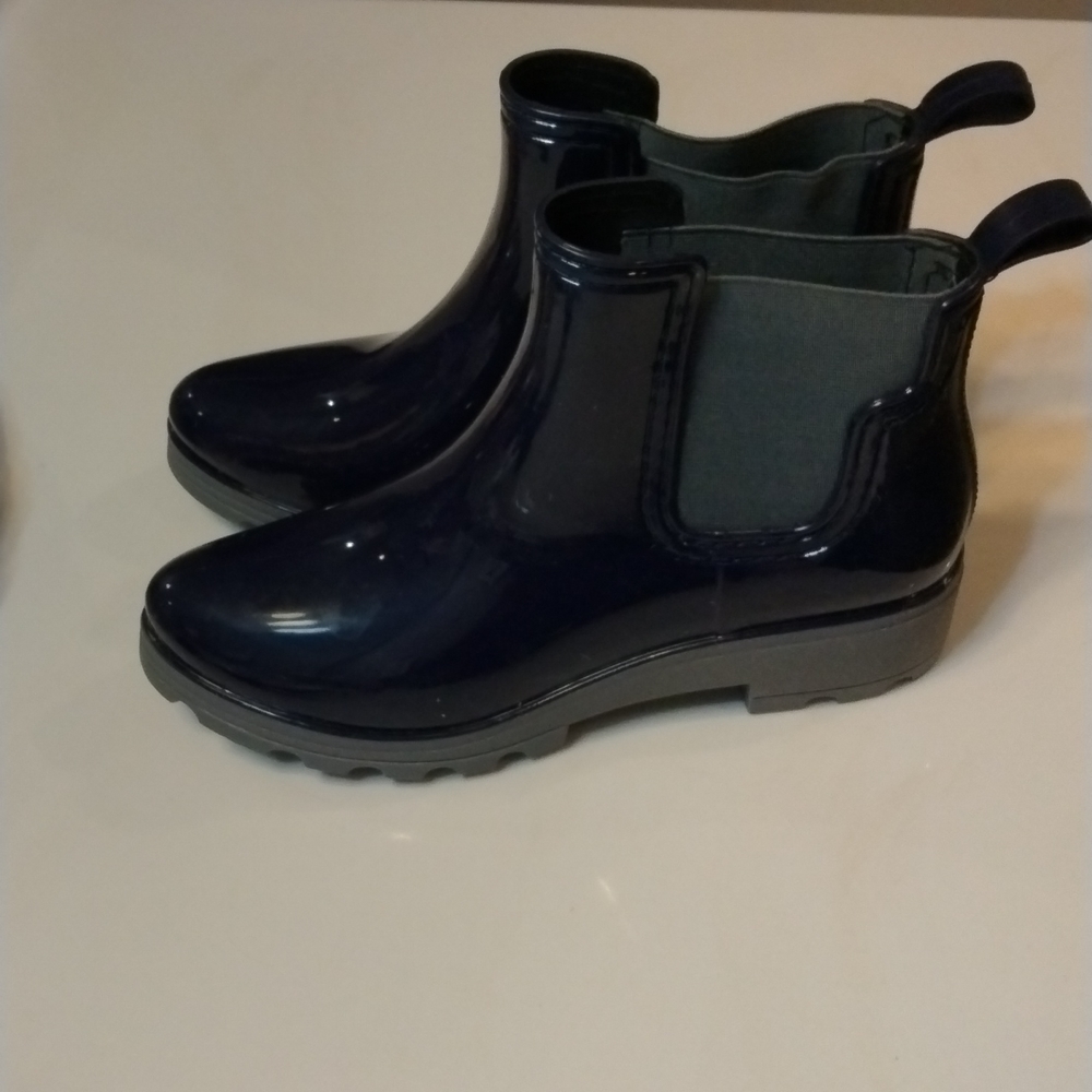 Jellies Women's Misty Boot, size 39, dk blue Rain Garden